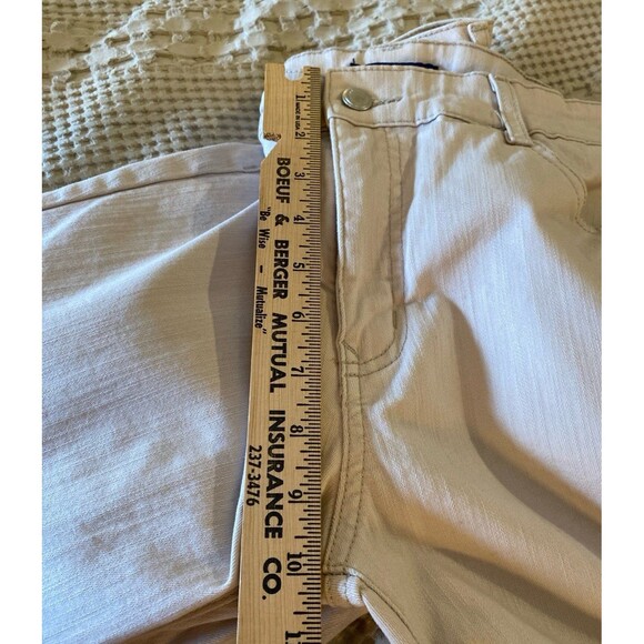 Bandolino Jeans Caroline Size 12 Cream Lightweight Pants 98% Cotton 2% Spandex - Picture 12 of 12